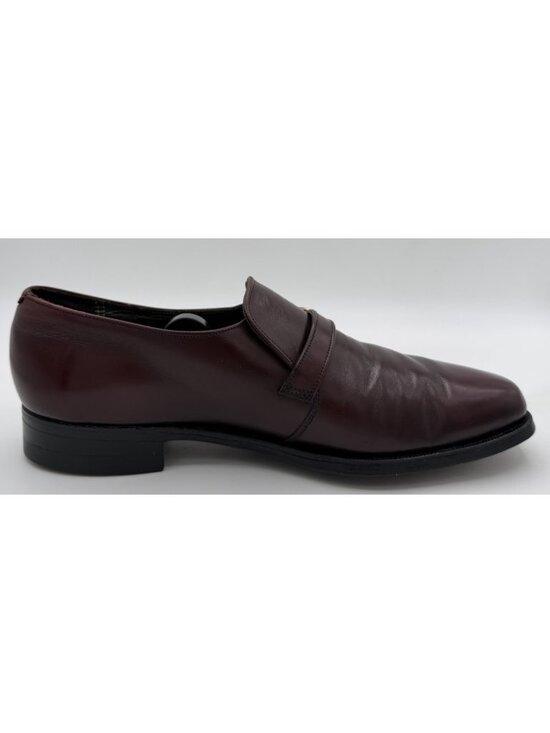 Florsheim Imperial Monk Strap Dress Shoes Burgundy Oxblood Leather Men’s 8.5 D